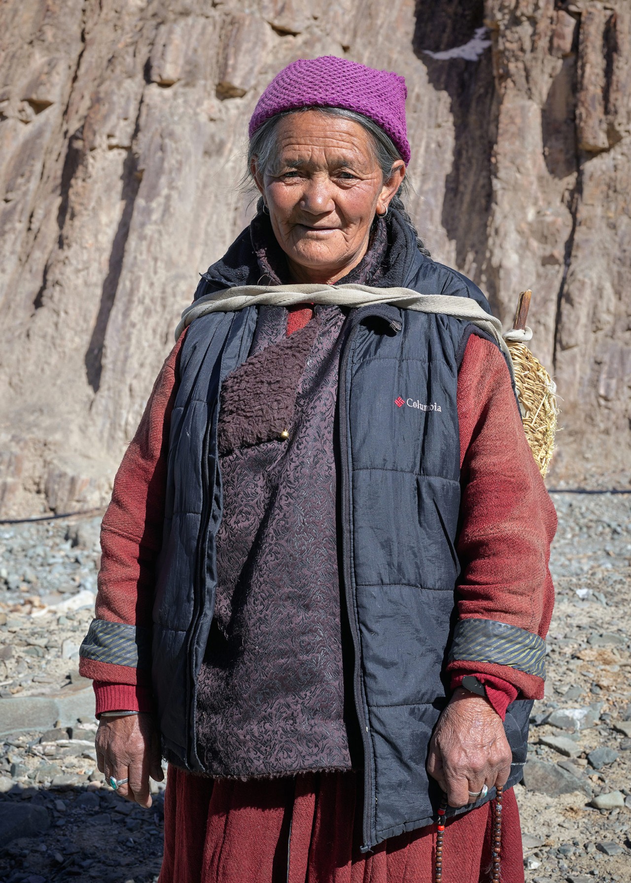 A villager in Ladakh India by Greg White