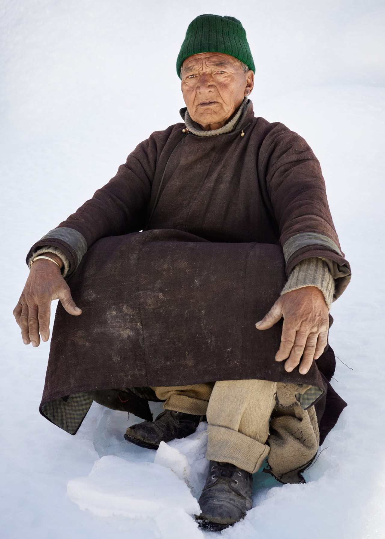 A villager in Ladakh India by Greg White