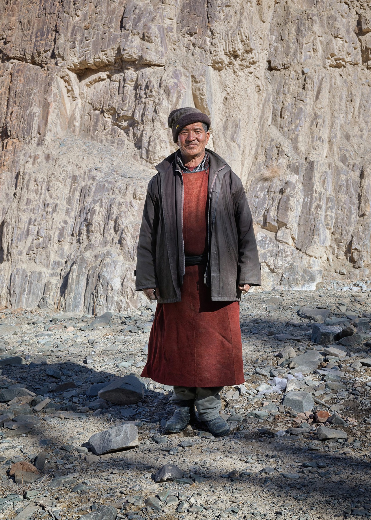 A villager in Ladakh India by Greg White