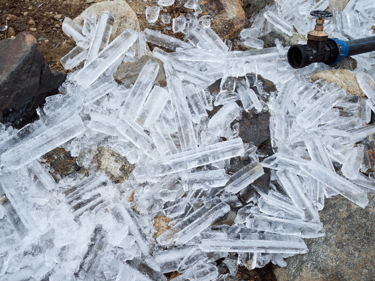 Ice crystals by Greg White