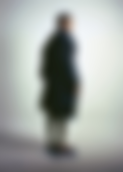 A model wears clothing by Naushad Ali in India by Ashish Shah