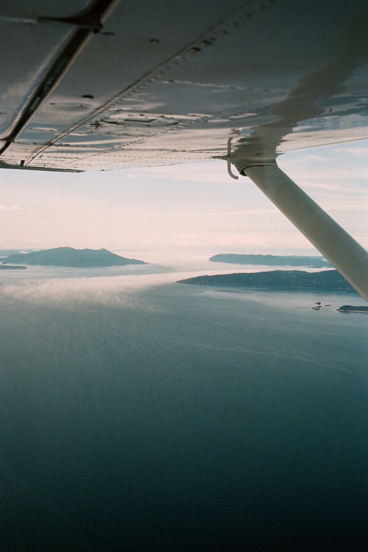 Salish Sea airplane view by Max Farago