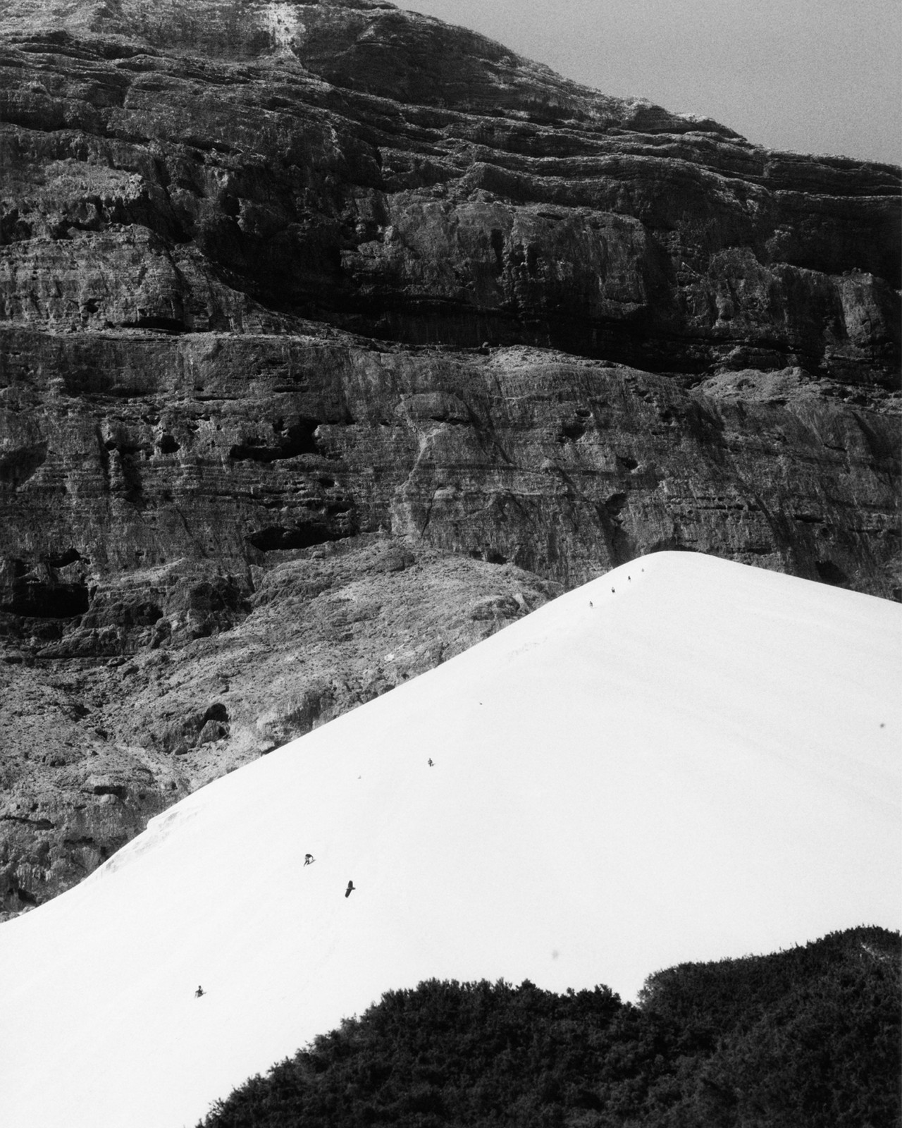 Sand dune in front of a mountain in Socotra Yemen by Jamie Hawkesworth