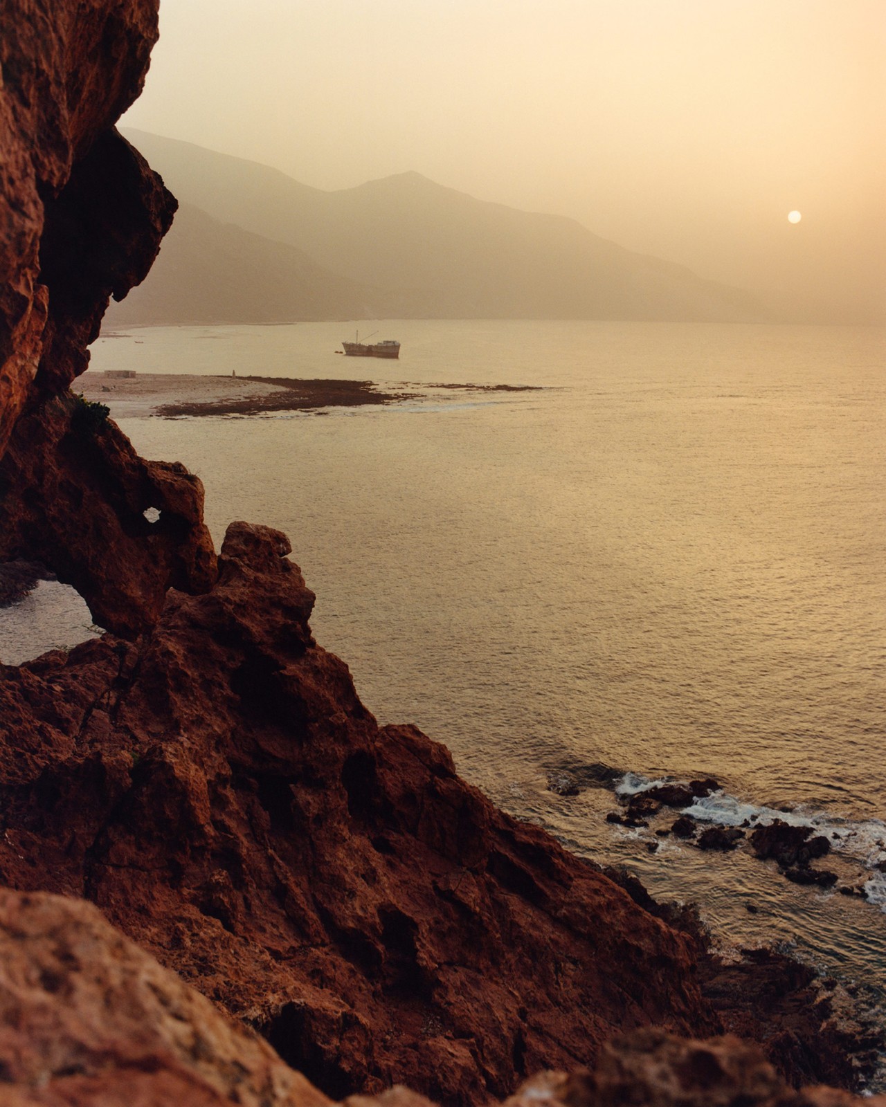 View of the ocean from a cliff in Socotra Yemen by Jamie Hawkesworth