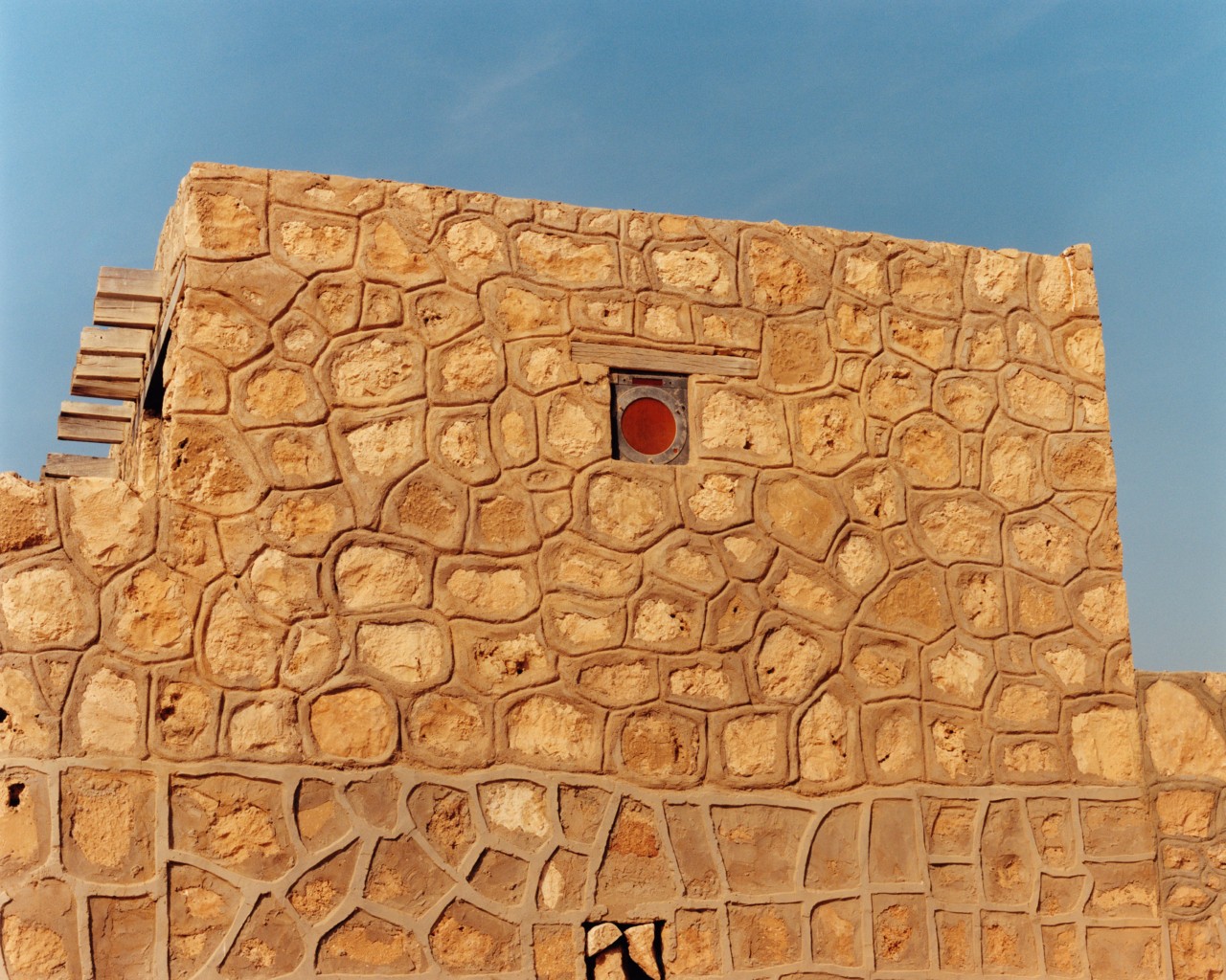 Side of a building in Socotra Yemen by Jamie Hawkesworth