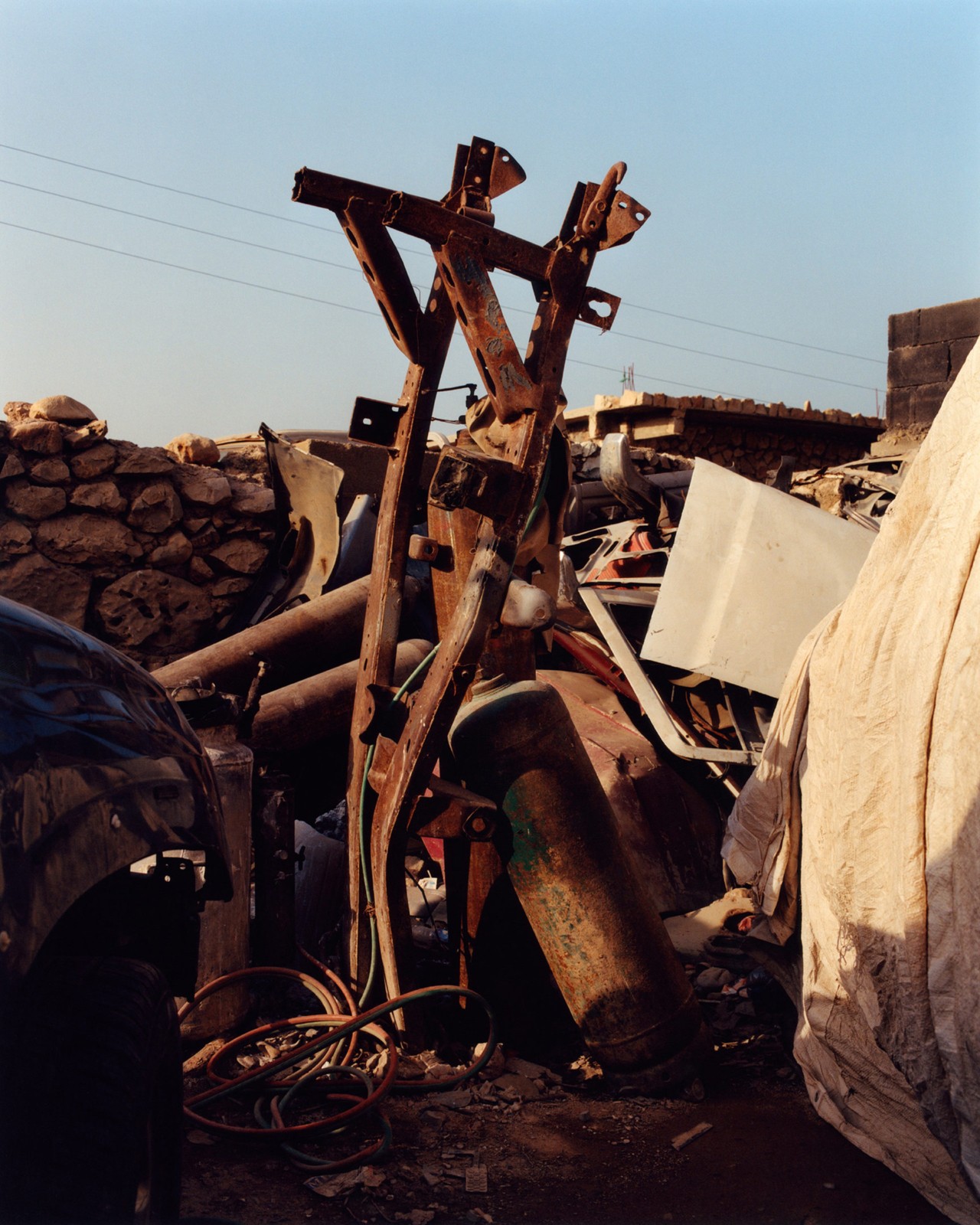 Car and industrial parts in Socotra Yemen by Jamie Hawkesworth