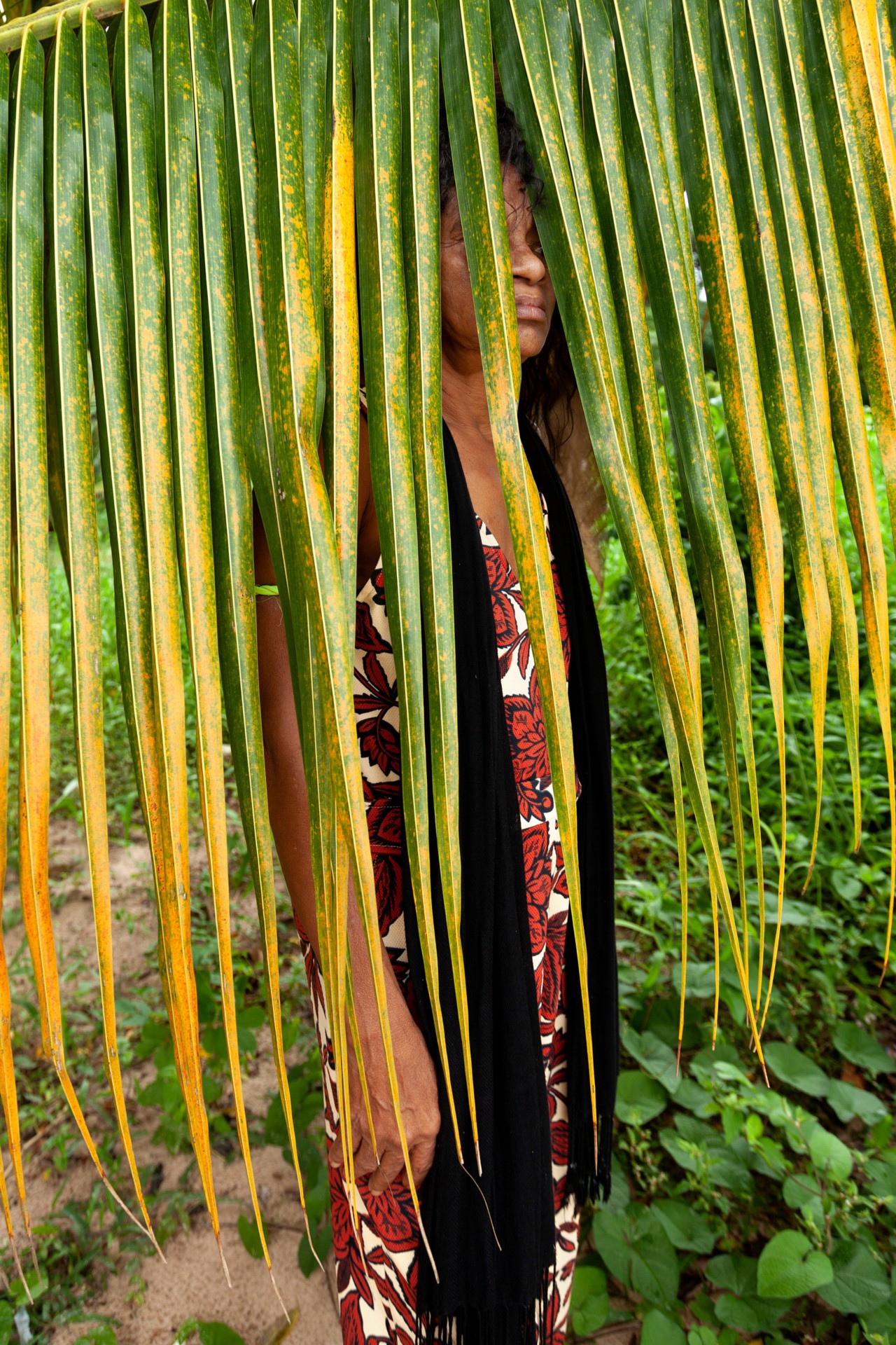 Amazon activist Maria do Socorro Silva in the forest by Liliana Merizalde