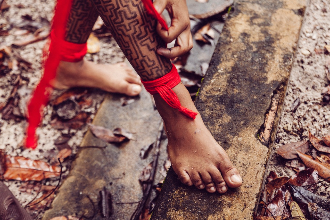 Amazon indigenous activist tattoo by Liliana Merizalde