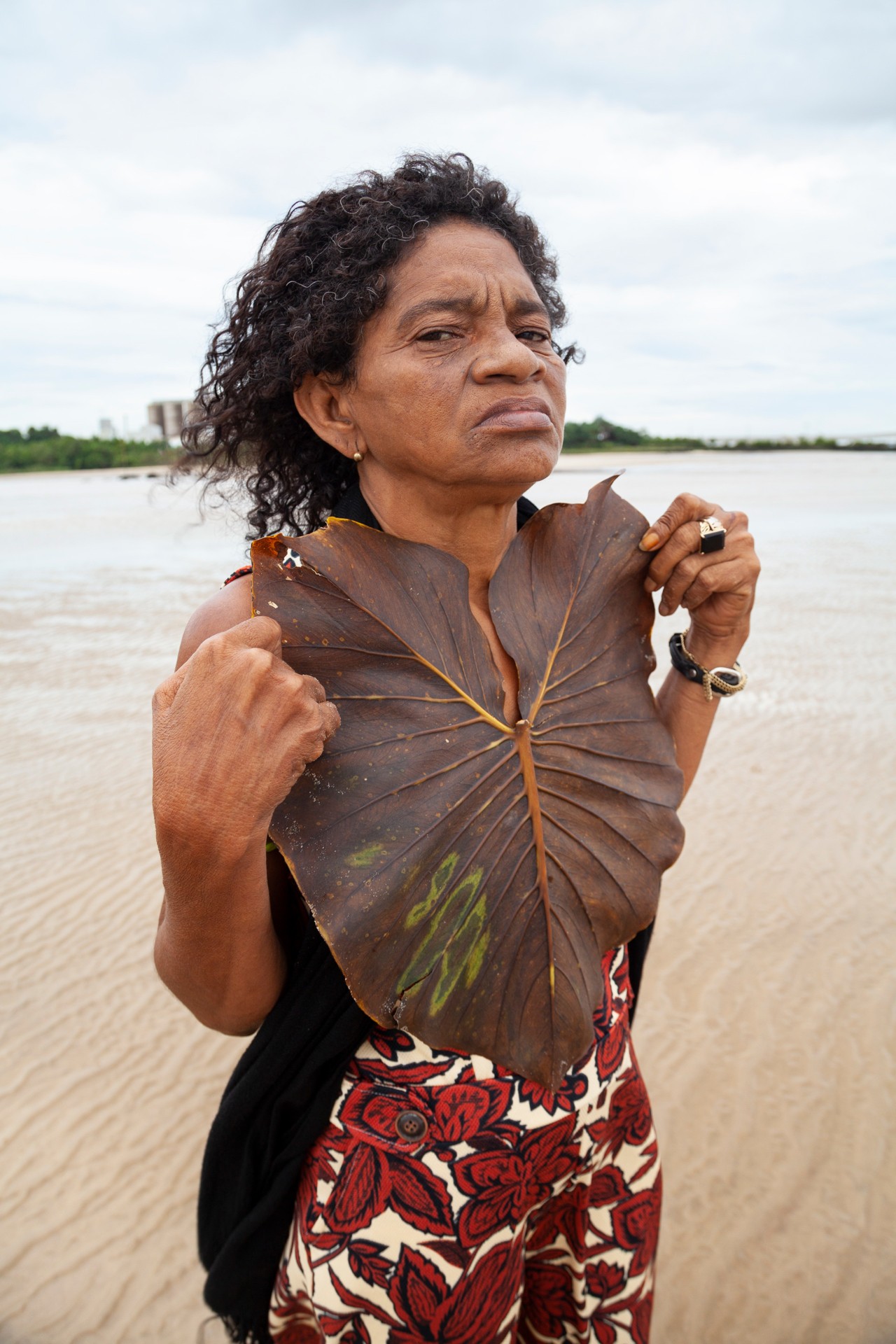 Amazon activist Maria do Socorro Silva in the forest by Liliana Merizalde