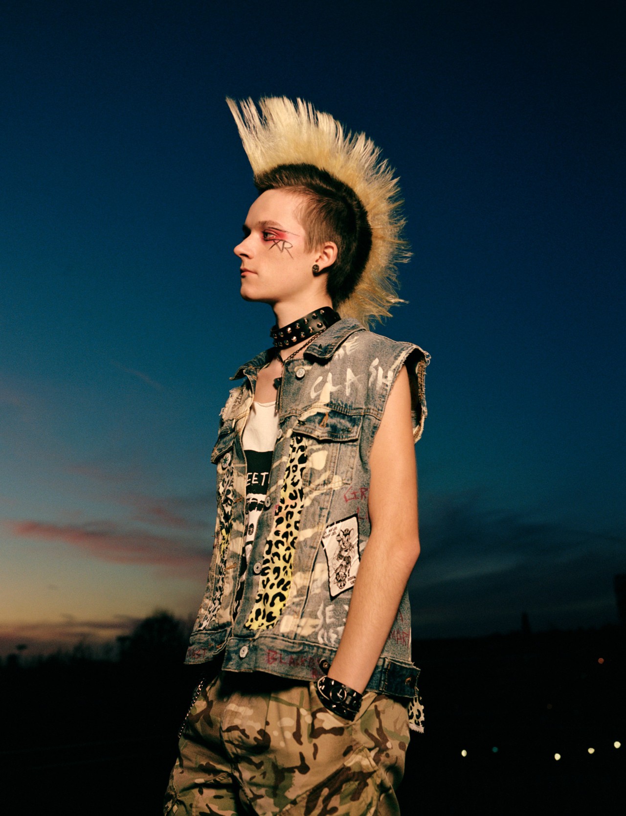 Extinction Rebellion youth protester portrait by Ben Toms