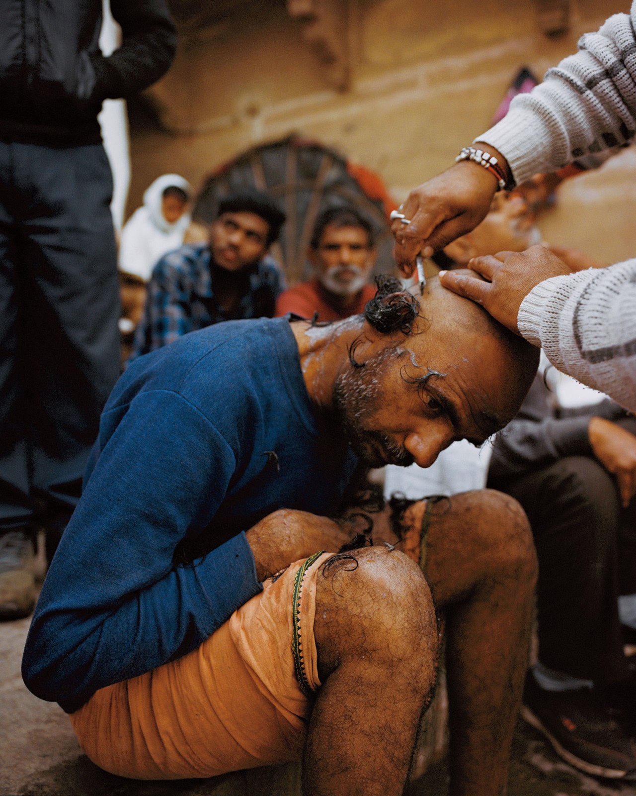 Bathing along the Ganges River in India by Ashish Shah