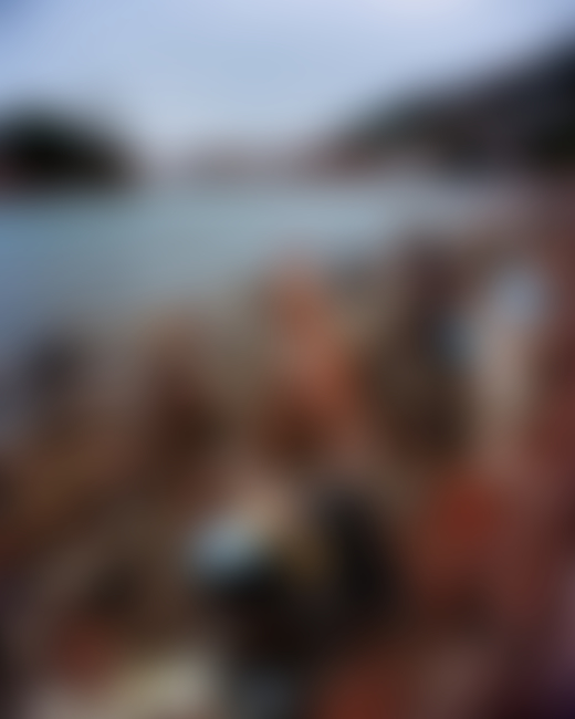 The Ganges River bank in India by Ashish Shah
