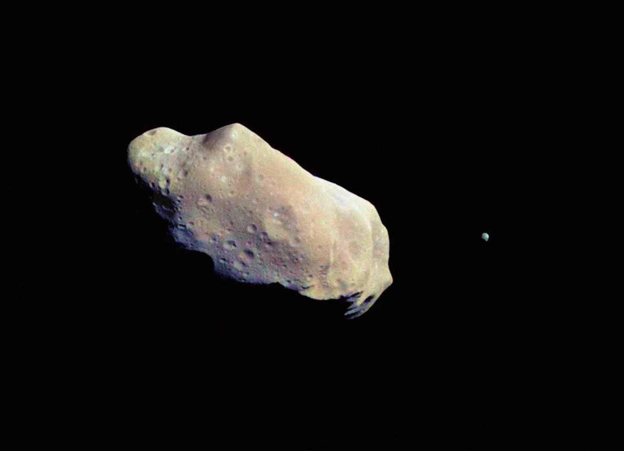 NASA asteroid in space