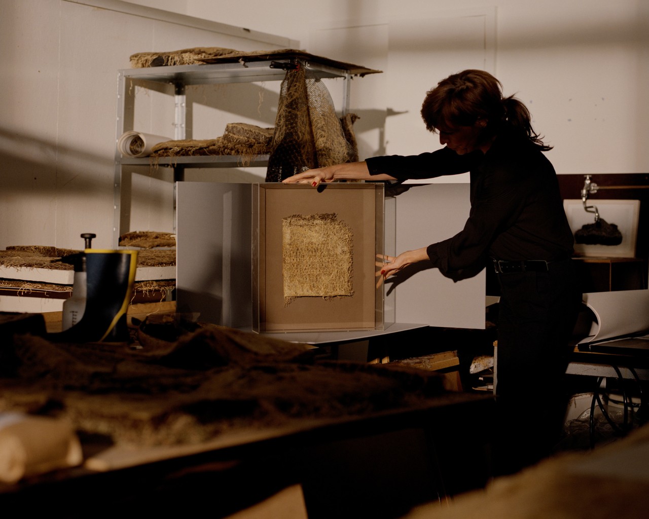 Diana Scherer in her Amsterdam studio by Bastian Achard