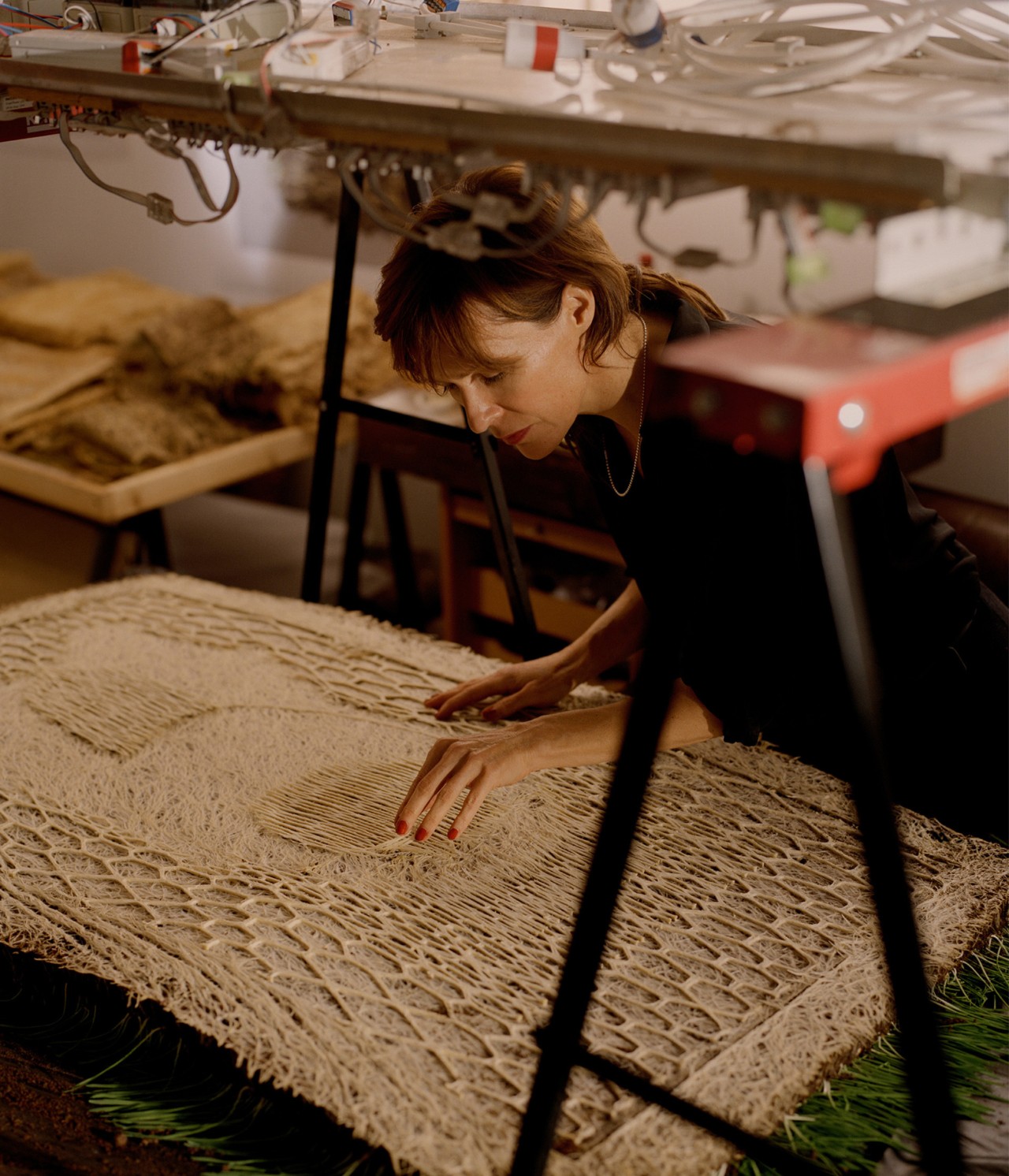 Diana Scherer in her Amsterdam studio by Bastian Achard