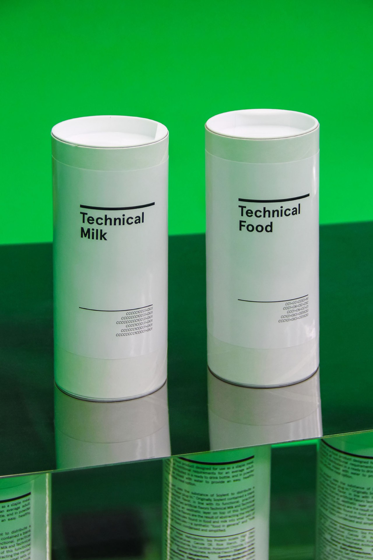 Technical food and milk exhibition by Sean Raspet