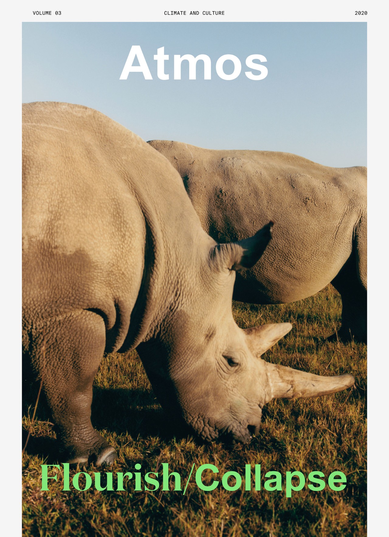 White rhinoceros sanctuary on Atmos magazine by Sam Rock