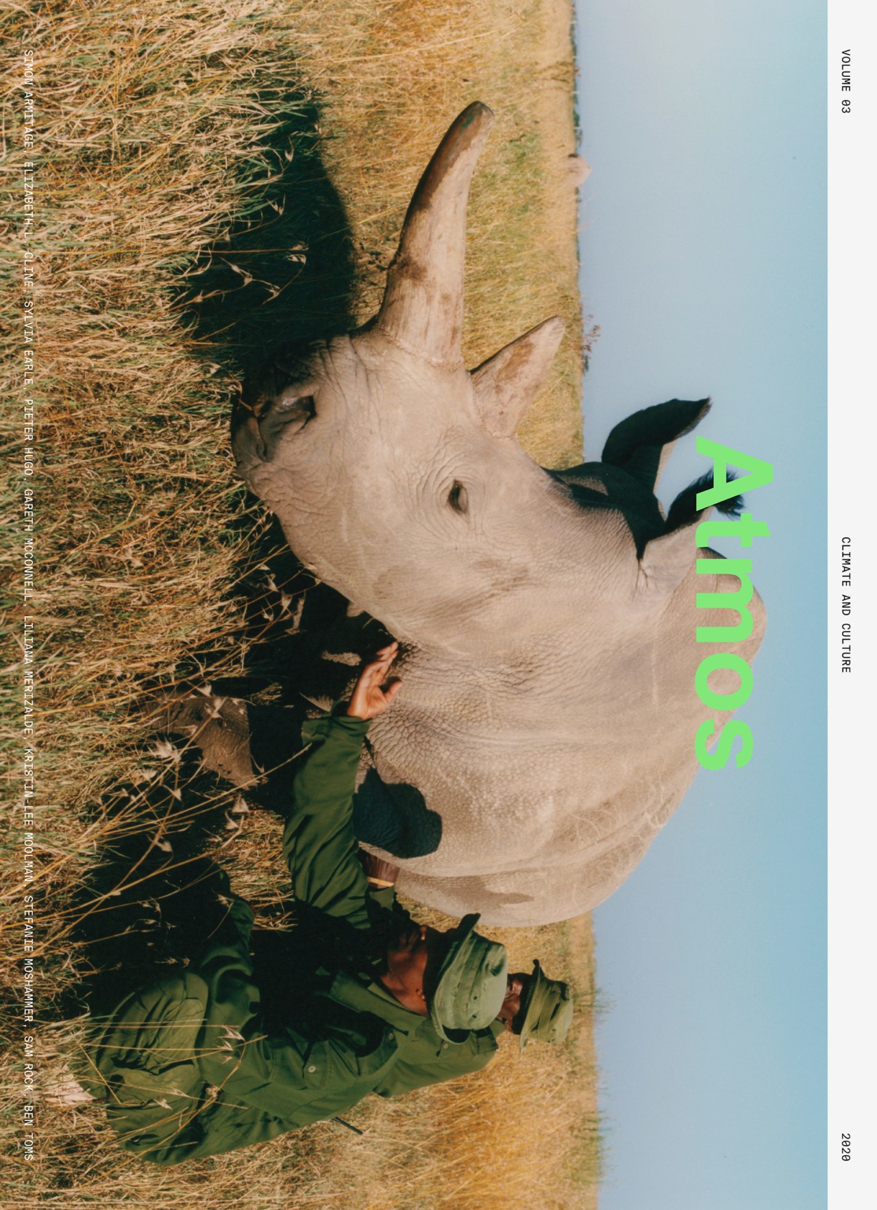 White rhinoceros sanctuary on Atmos magazine by Sam Rock