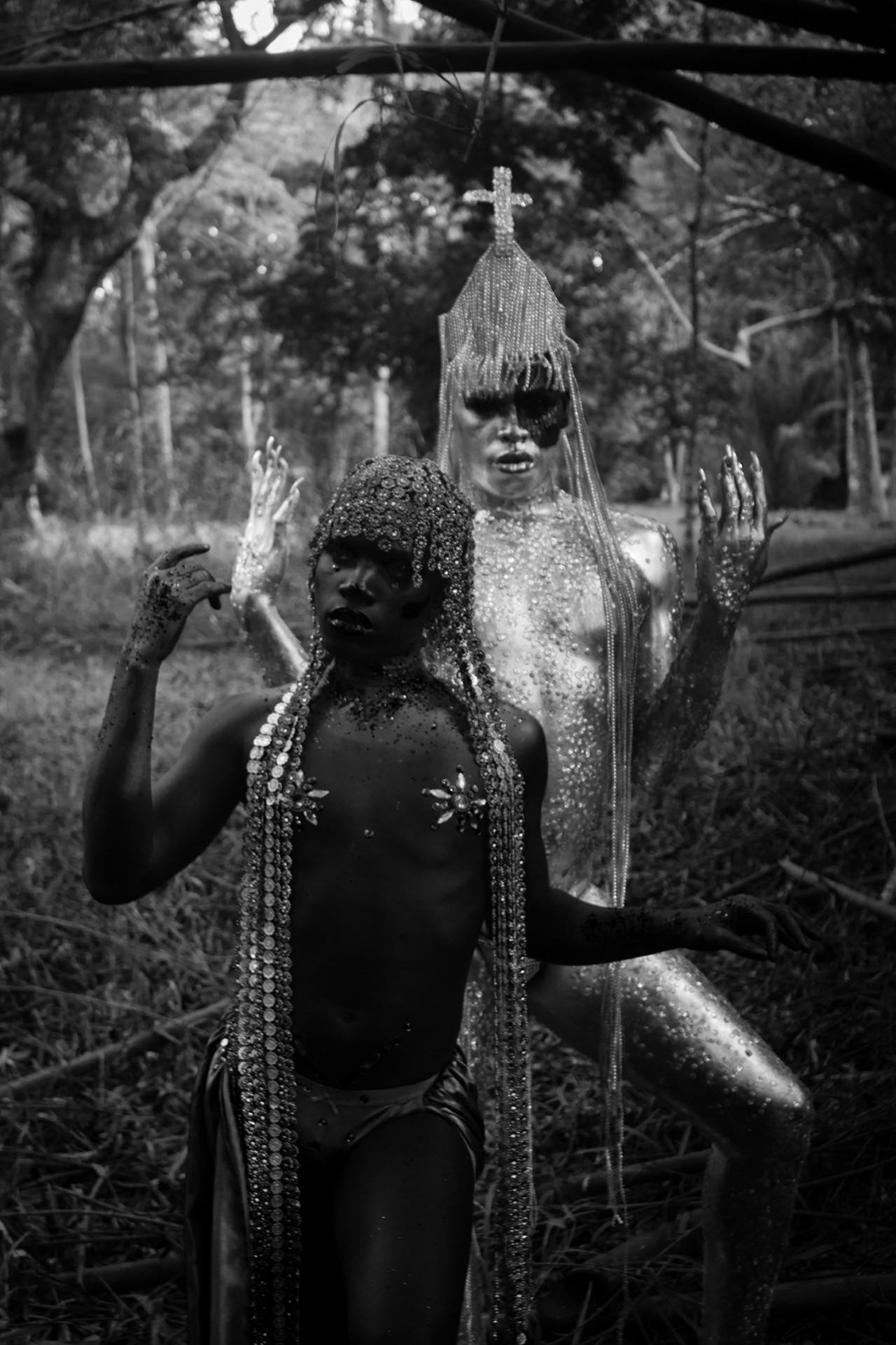 Baba and Britney drag queens of Abidjan by Ngadi Smart