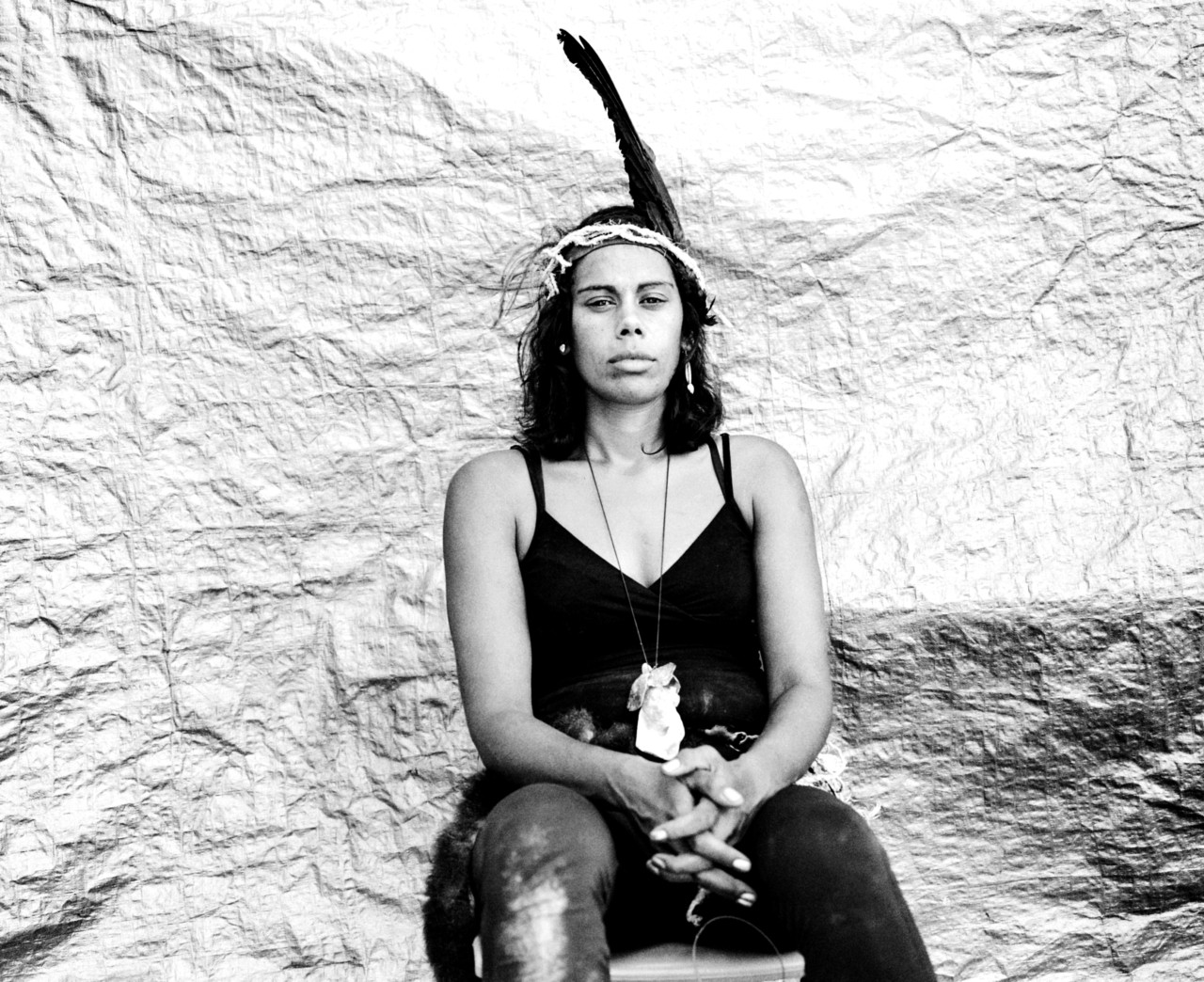 Amazon indigenous activist by Tim Georgeson