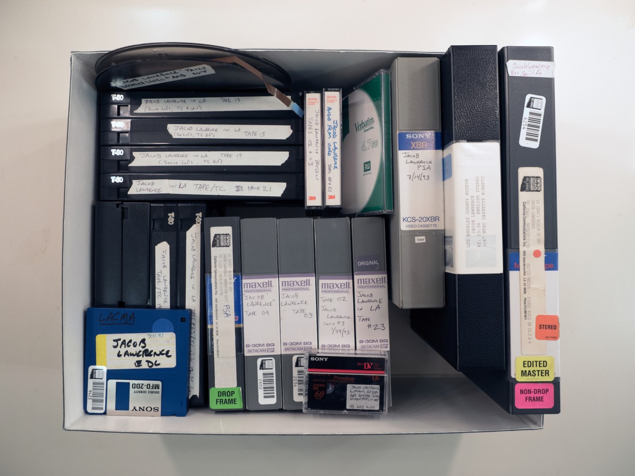 Institutional Archive, Box 2 (LACMA), 2020, from the series Archiving Obsolescence (2019– ongoing) by Julia Christensen