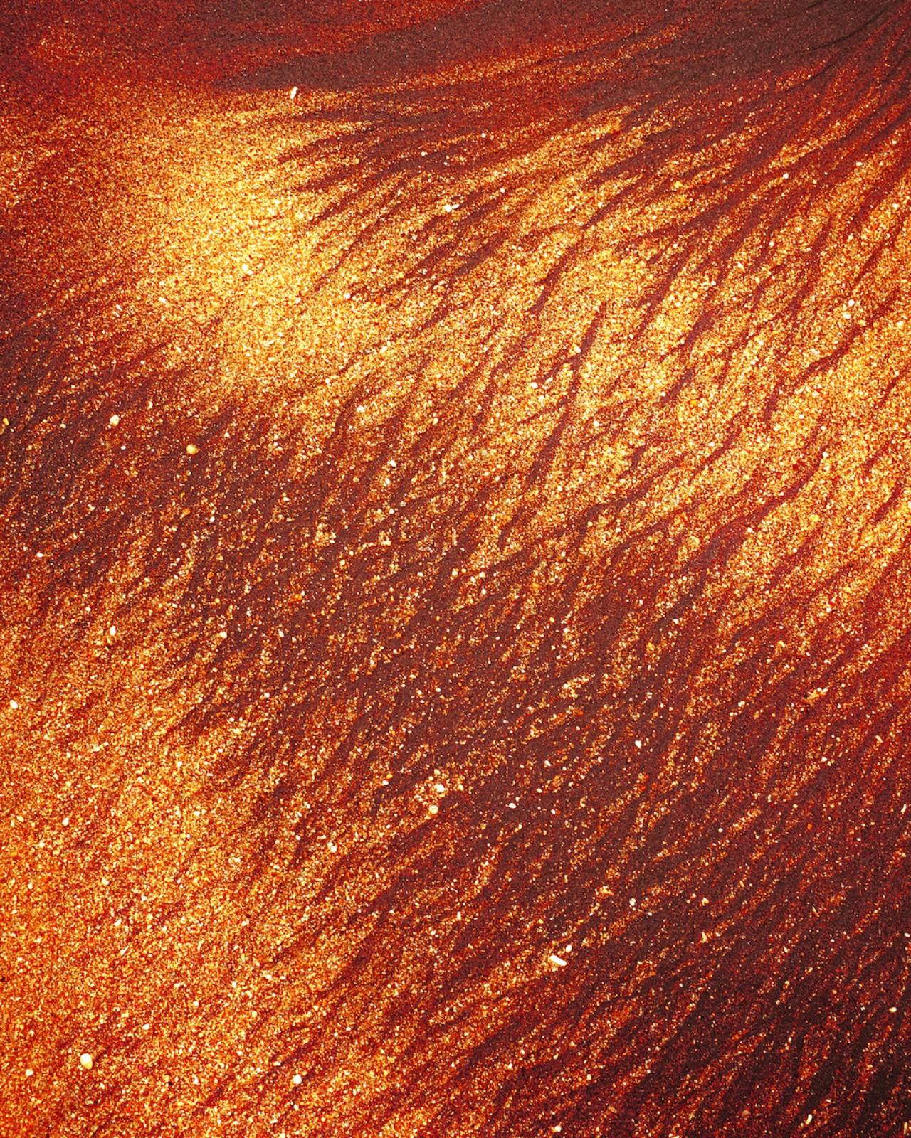 Orange sand in Mazunte Mexico by Alexandra von Fuerst