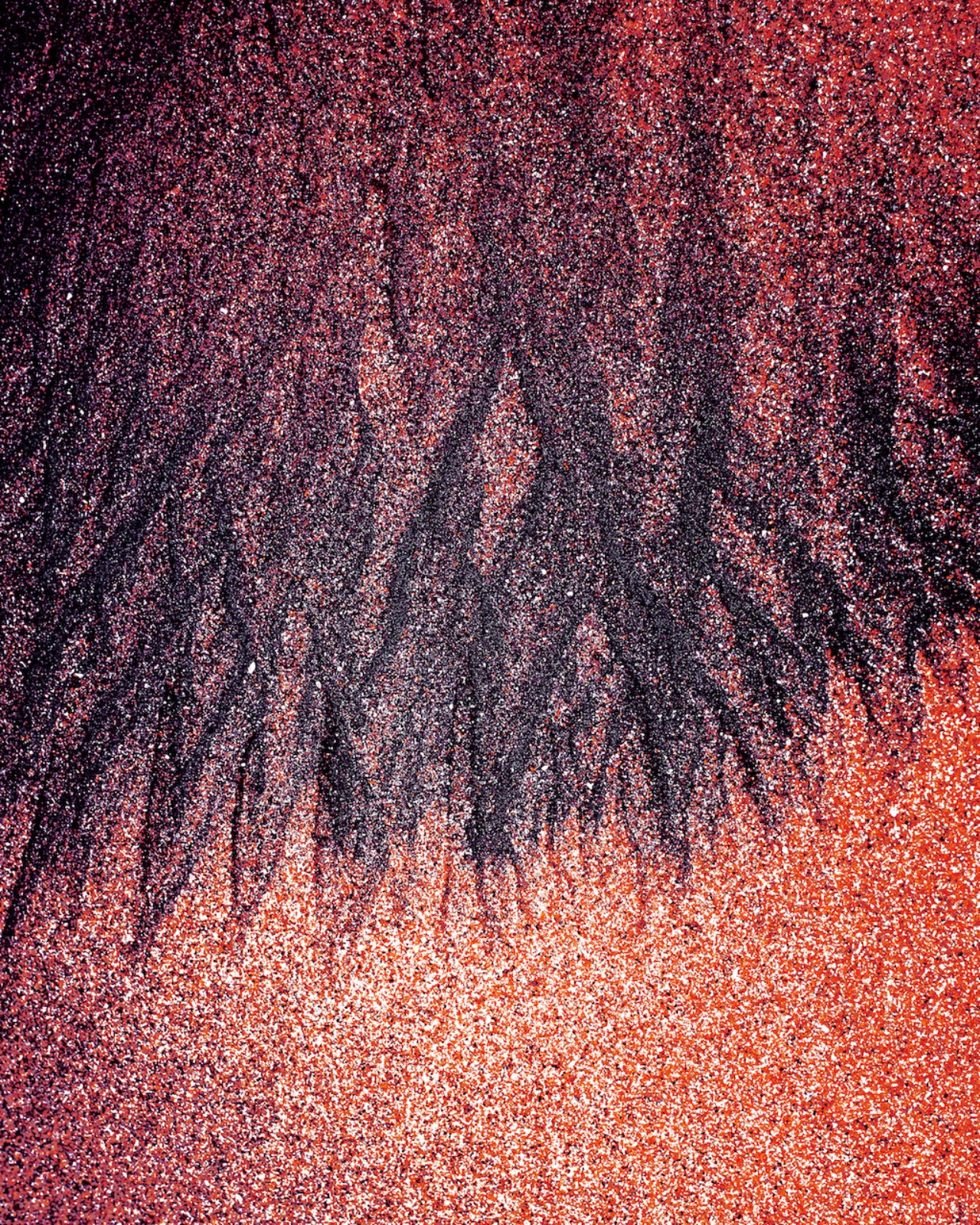 Black and pink sand in Mazunte Mexico by Alexandra von Fuerst