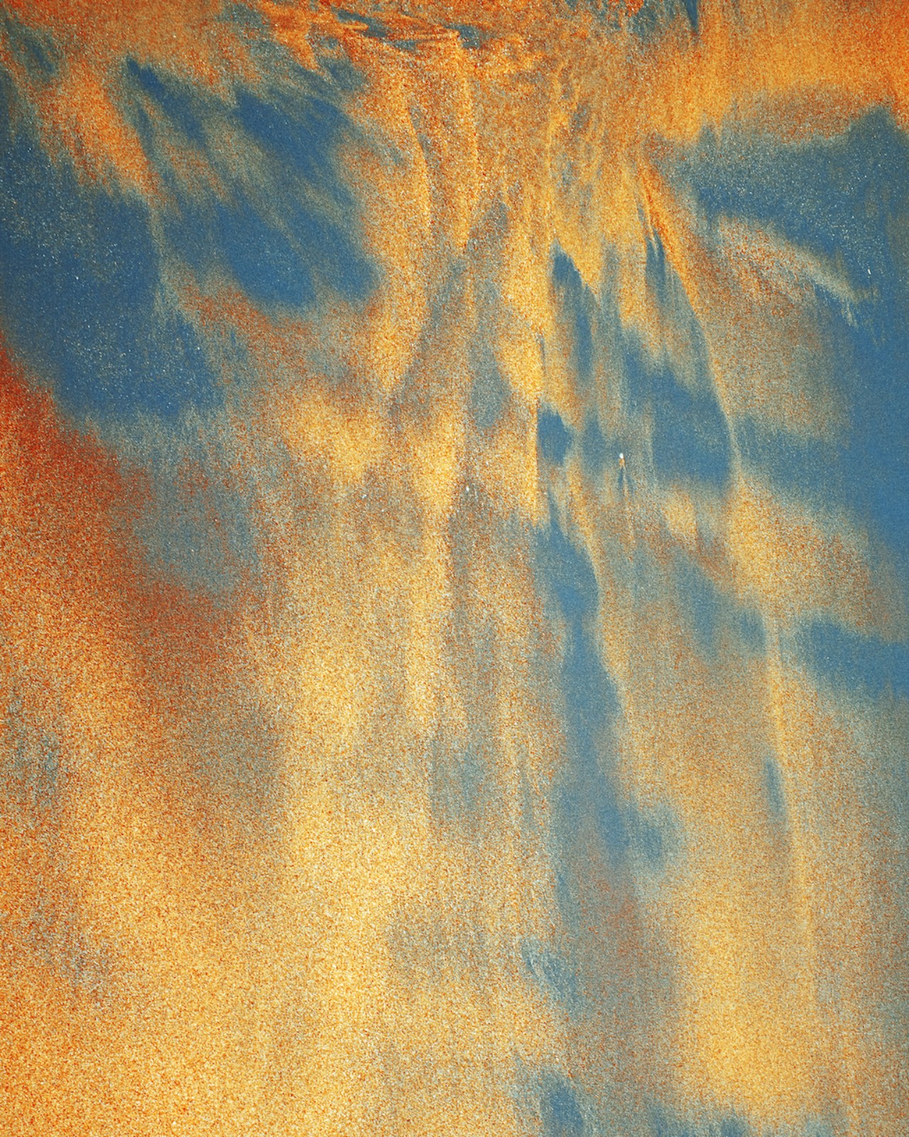 Yellow and blue sand in Mazunte Mexico by Alexandra von Fuerst