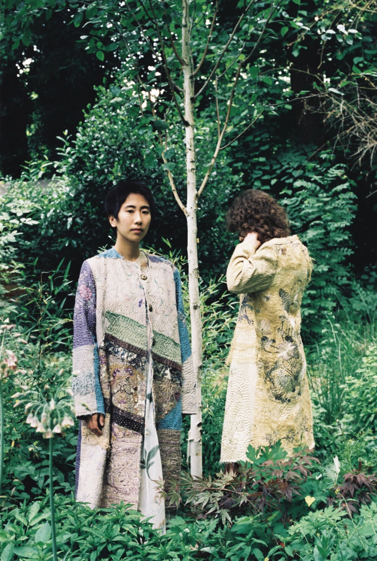 By Walid fashion models in forest