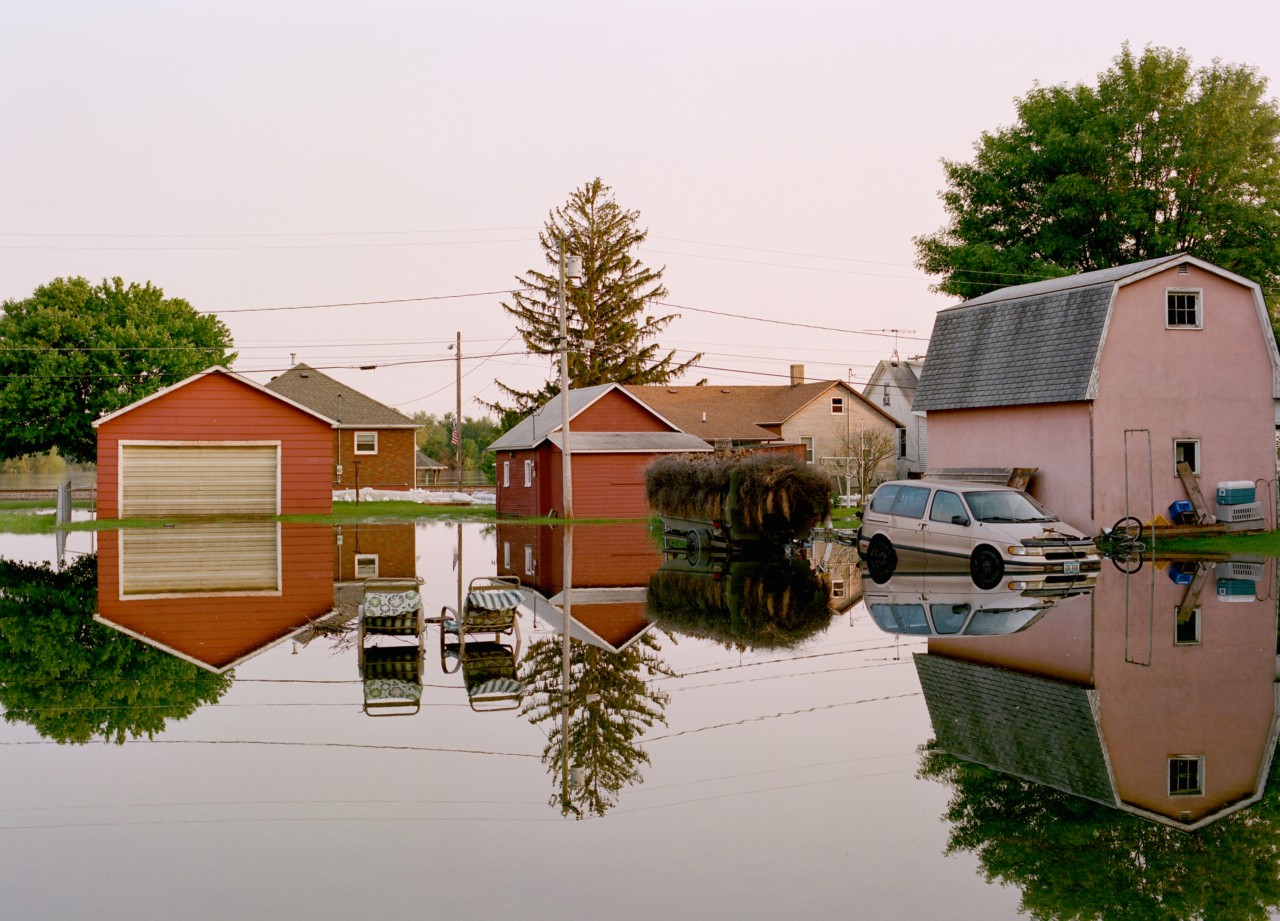 Flooded Iowa homes by Ryan Plett