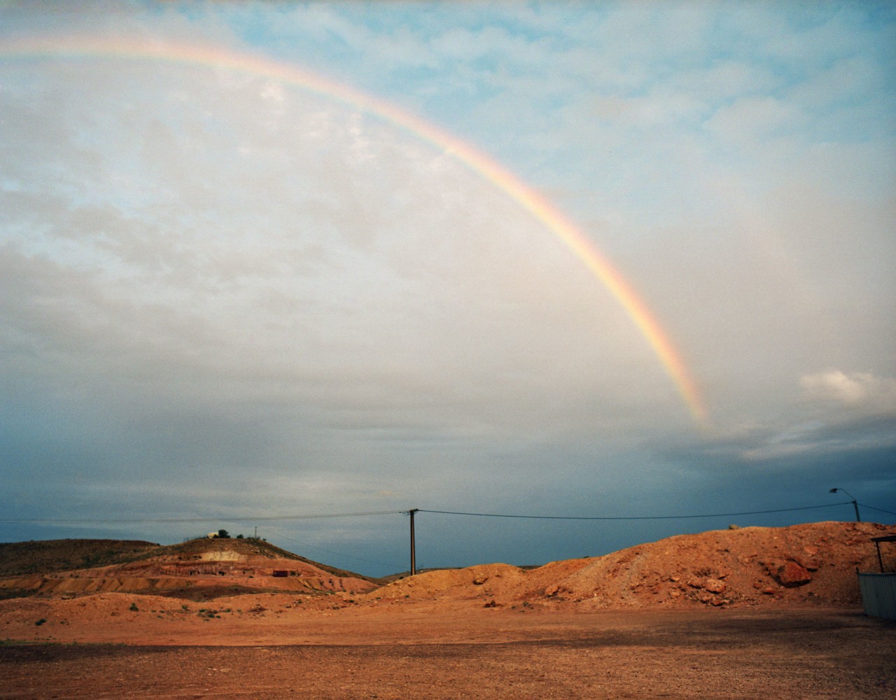 Coober Pedy rainbow by Alex Lockett