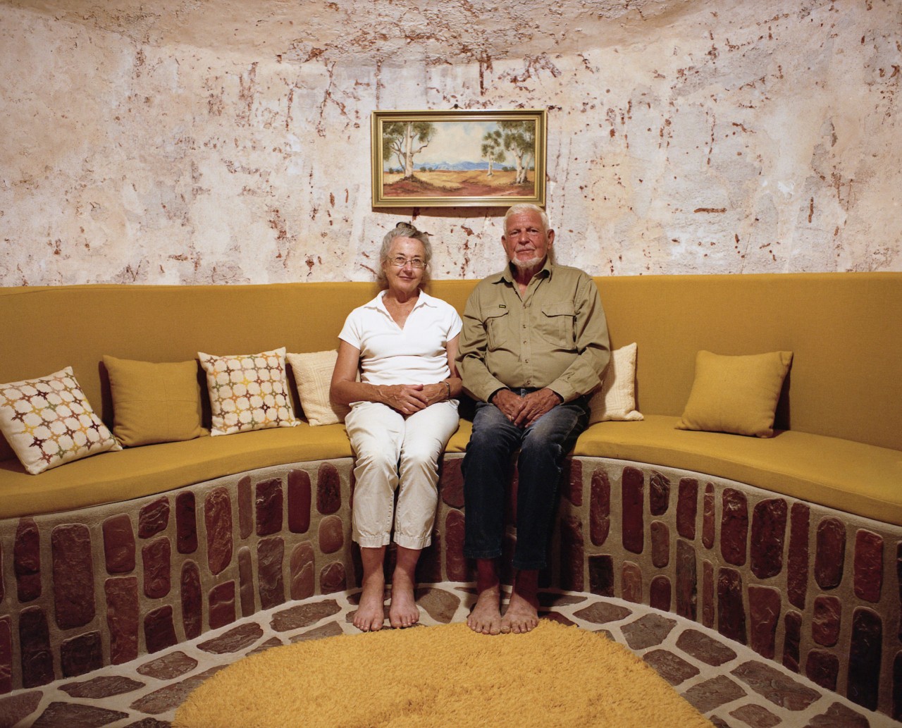 Coober Pedy citizens by Alex Lockett