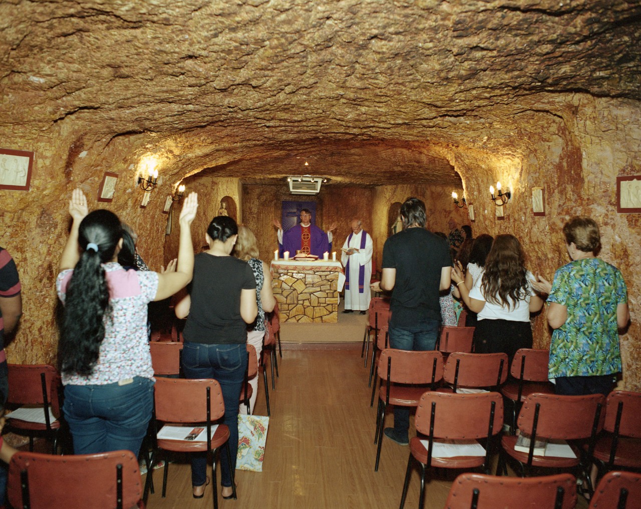 Coober Pedy worship ceremony by Alex Lockett
