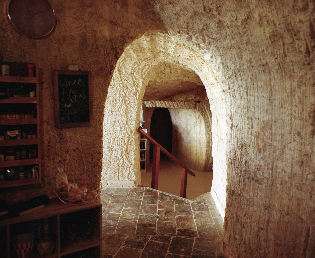 Coober Pedy hallway by Alex Lockett