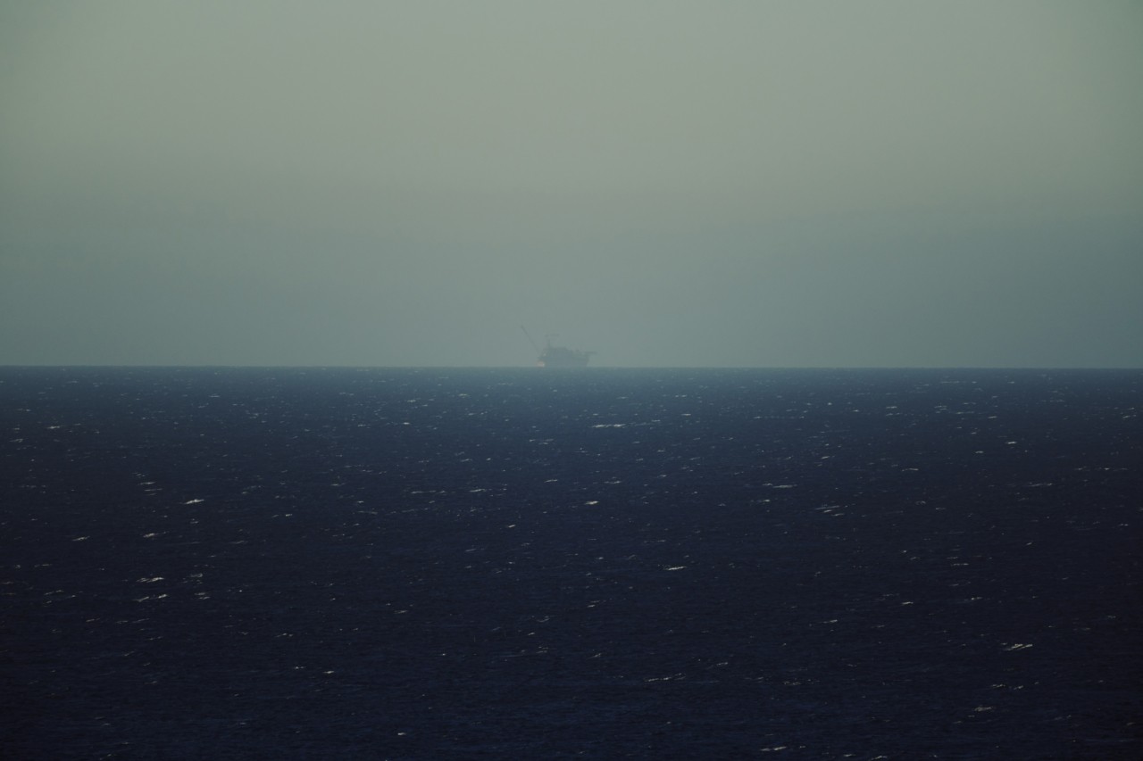 Oil tanker at Ningaloo Reef in Australia by Chris Gurney