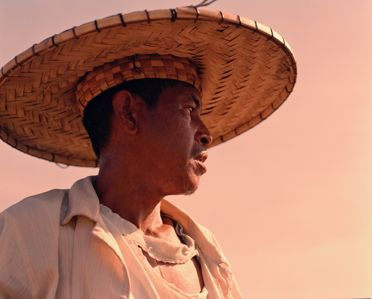 Rice farmer in the Philippines by Sharif Hamza