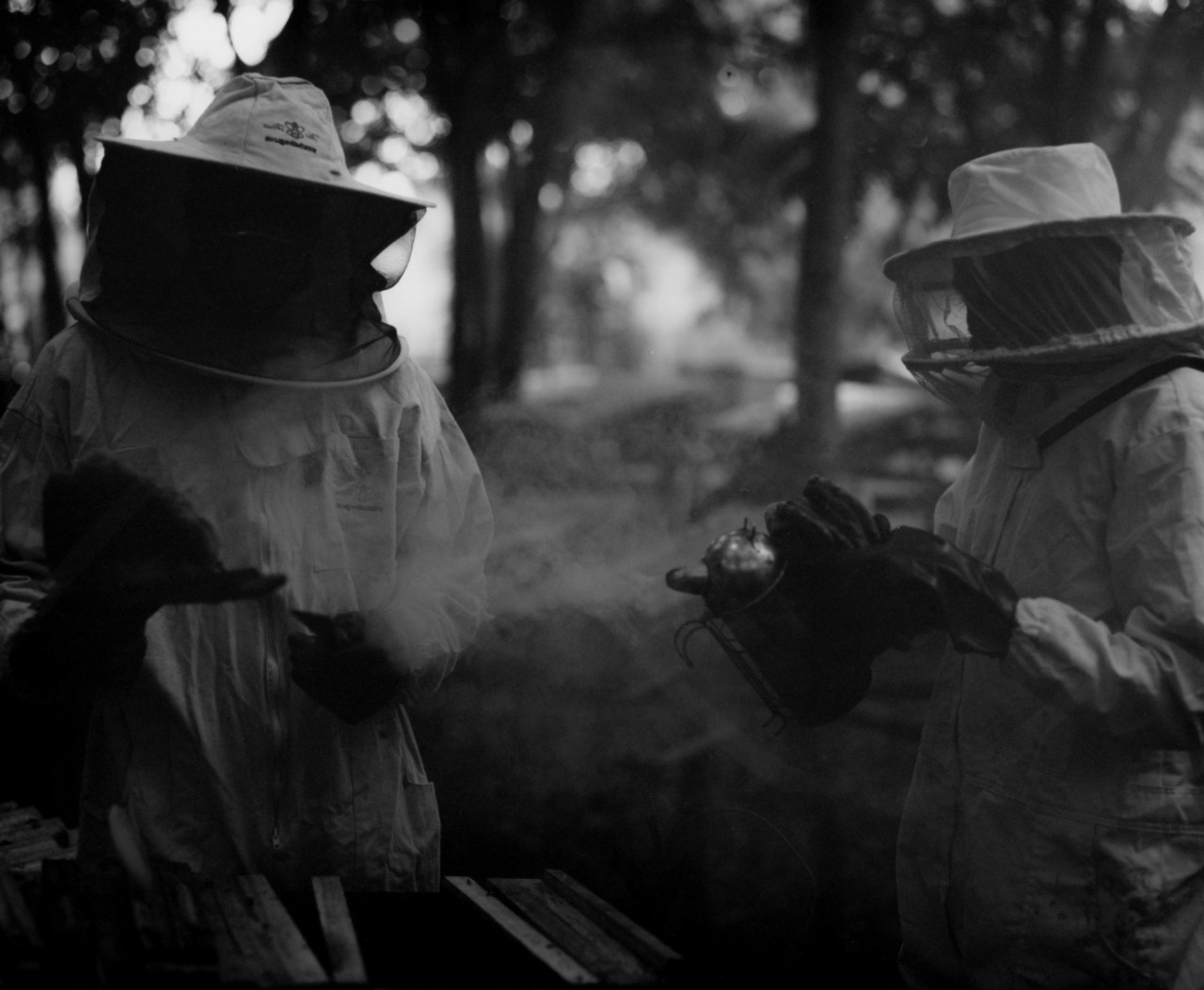 Uganda beekeepers by Stefan Dotter