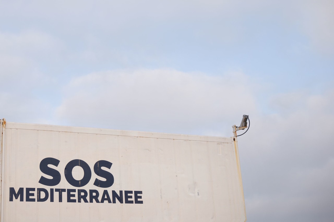 SOS Méditeranée Blue cargo shipment by Alessia Rollo