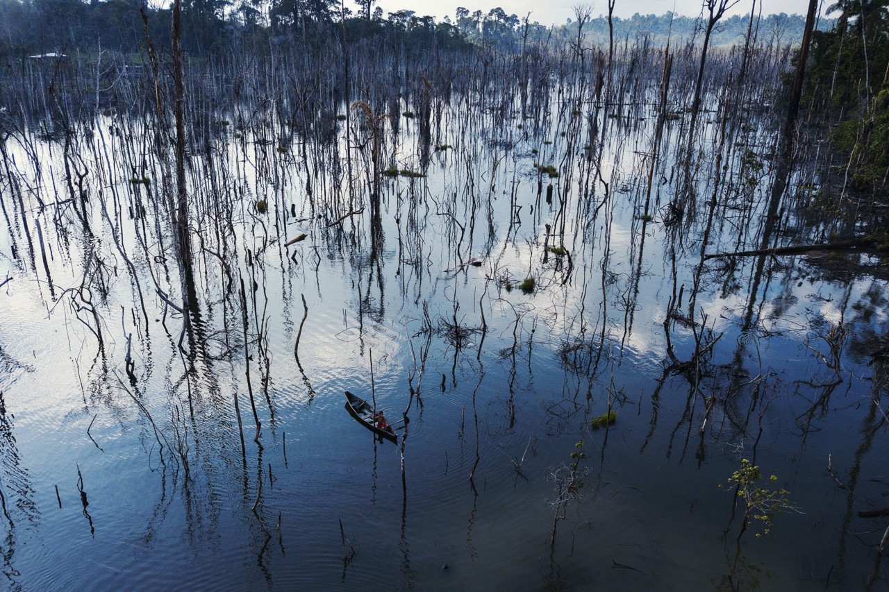 Xingu River in Altamira, Para in Brazil by Lalo de Almeida