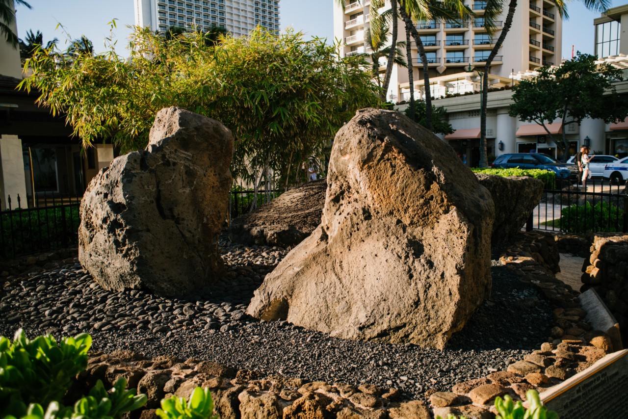 Kapaemahu four stones monument