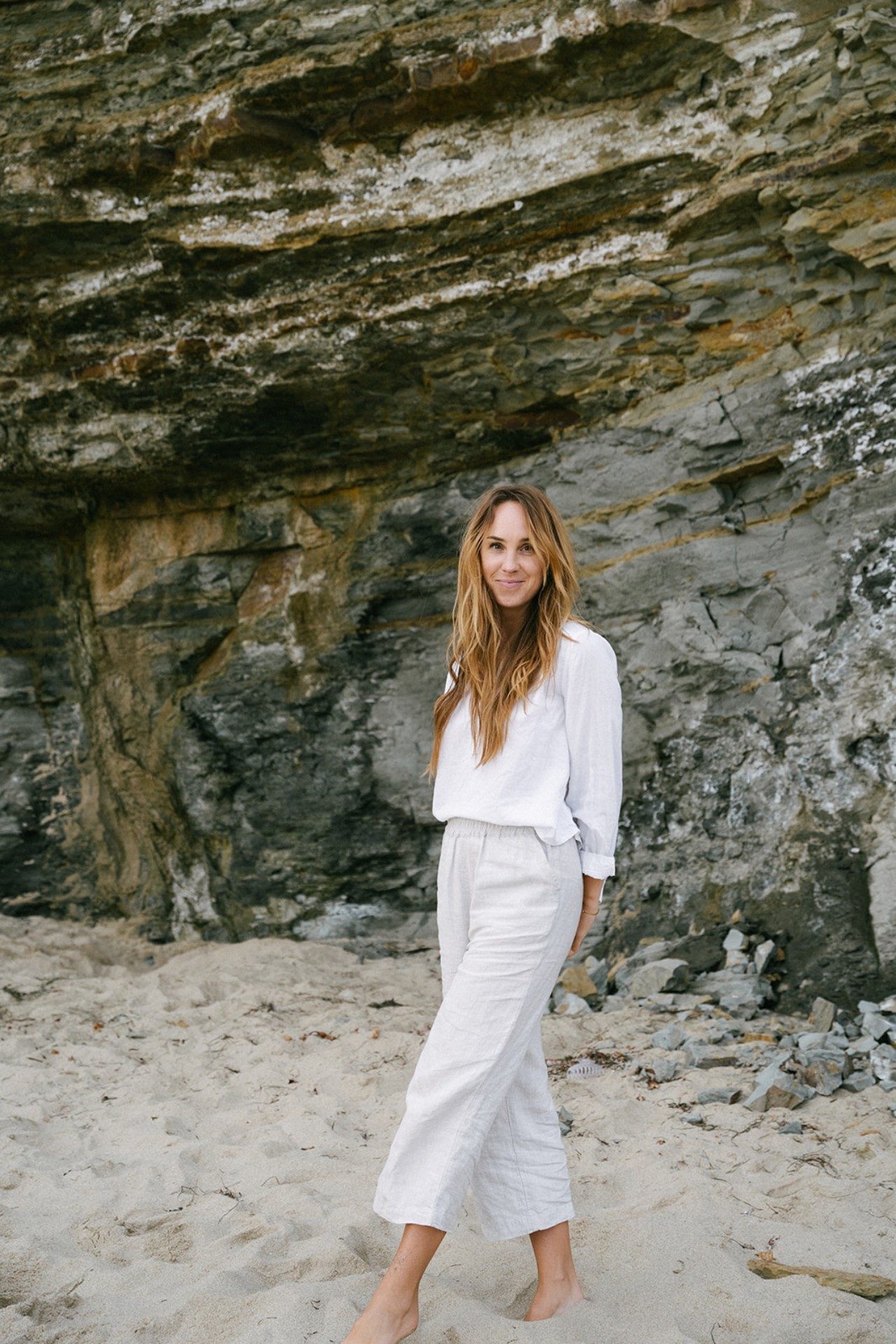Annelise Jolley at a beach