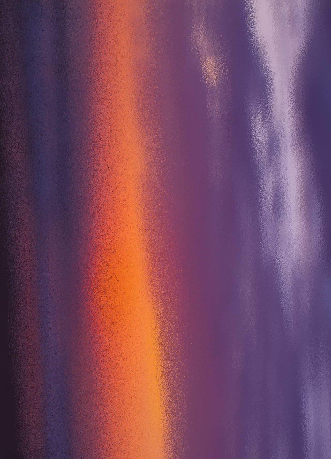 A purple orange hazy horizon shown from the side.