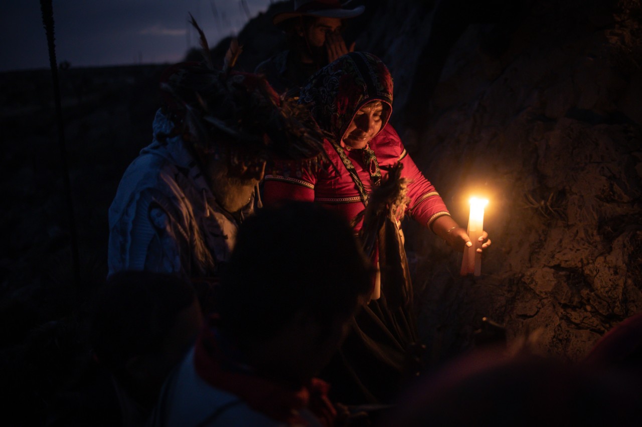A Wixárika woman seeks divine permission to enter Wirikuta, the most sacred site for their religion and culture.