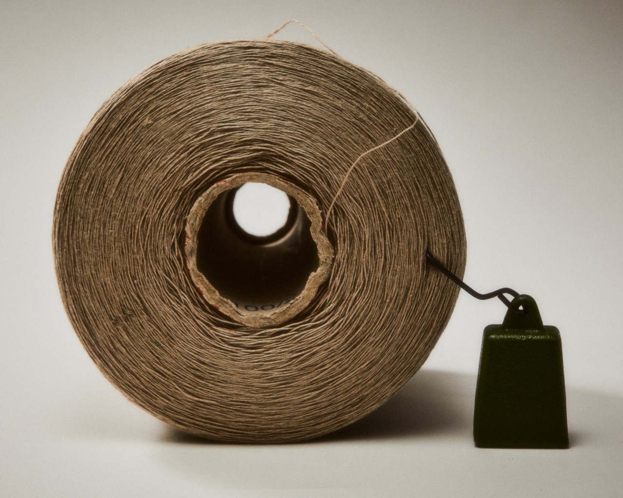 A coil of hemp rope