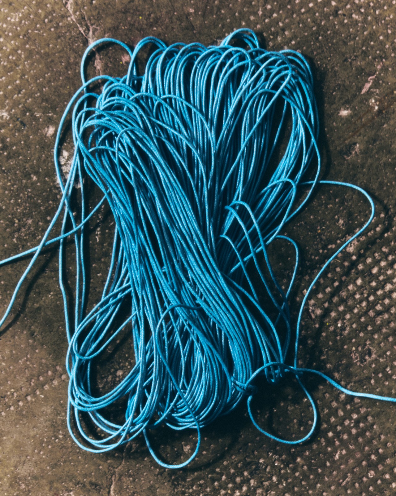Coils of hemp rope