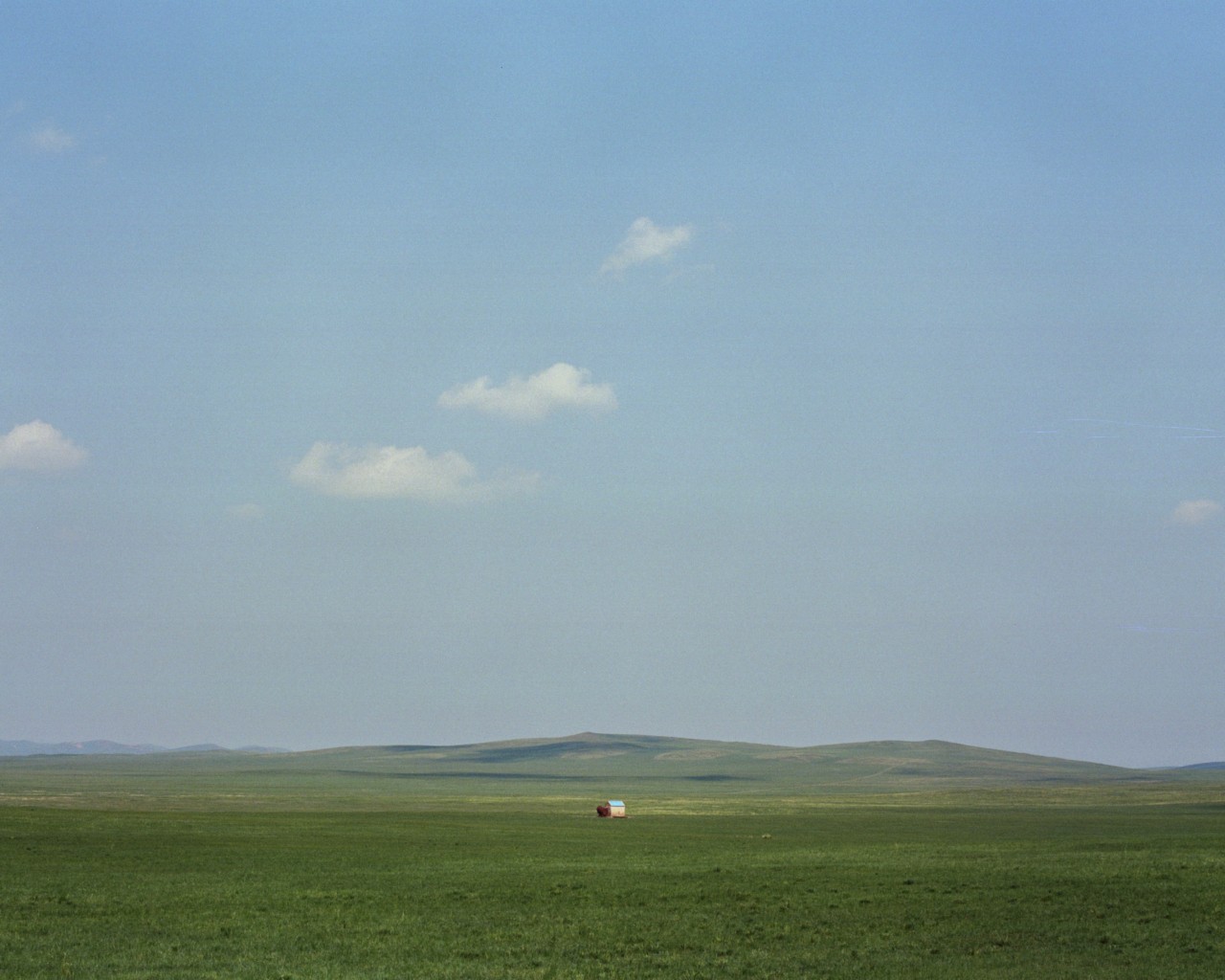 The grassy landscape of Inner Mongolia.