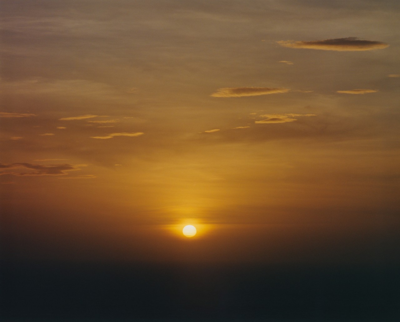 A sun sets in La Guajira.