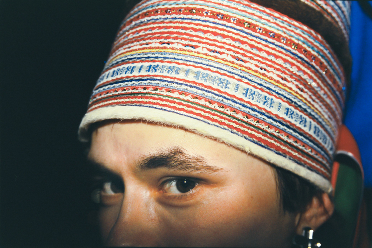 Mihkkal Haetta stares into the camera.