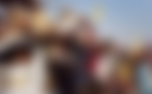 The afternoon procession of akharas from across India during the Kumbh Mela.