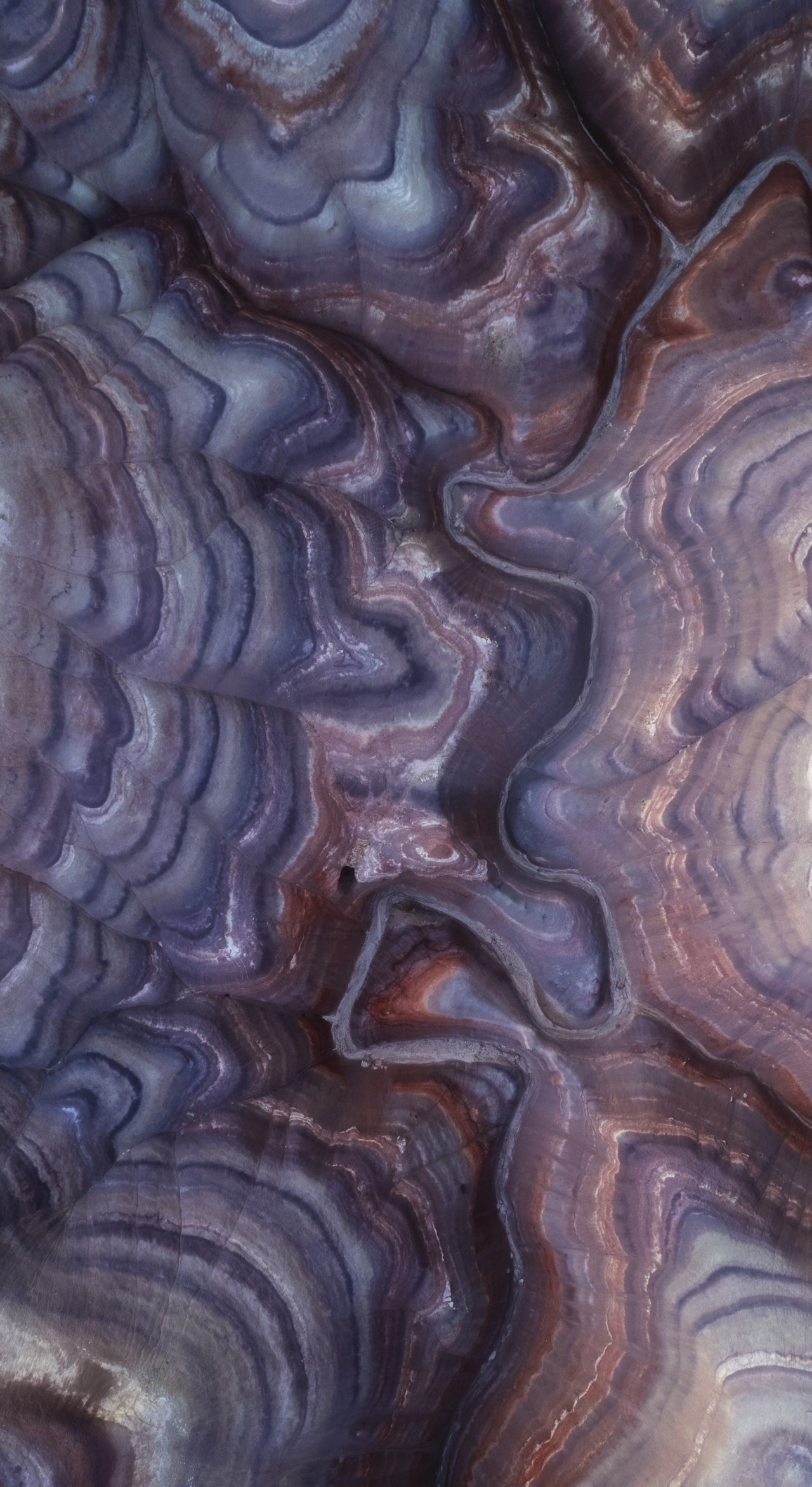 A blueish purple watercolor pattern.